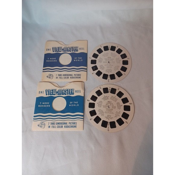 View Master 1953 Hopalong Cassidy Reel 956 Buffalo Bill Jr Western Justi… - Picture 1 of 3